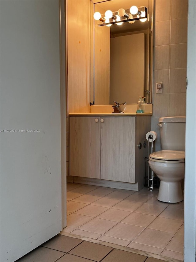 11790 SW 18th St Unit 321-3, Miami, FL 33175 - half bathroom with tile patterned flooring and vanity