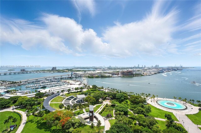 50 Biscayne Blvd Unit 3002, Miami, FL 33132 - bird's eye view of a large body of water and a marina