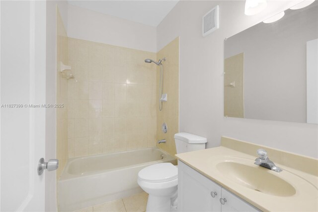 8122 SW 119th Ct Unit 8122, Miami, FL 33183 - bathroom with vanity, shower / tub combination, and tile patterned floors