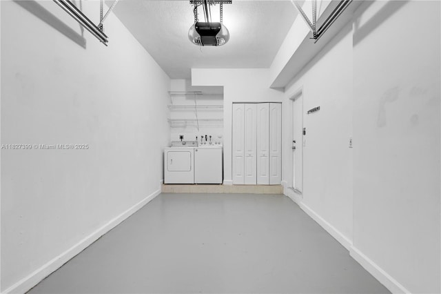8122 SW 119th Ct Unit 8122, Miami, FL 33183 - garage with washer and dryer and a garage door opener