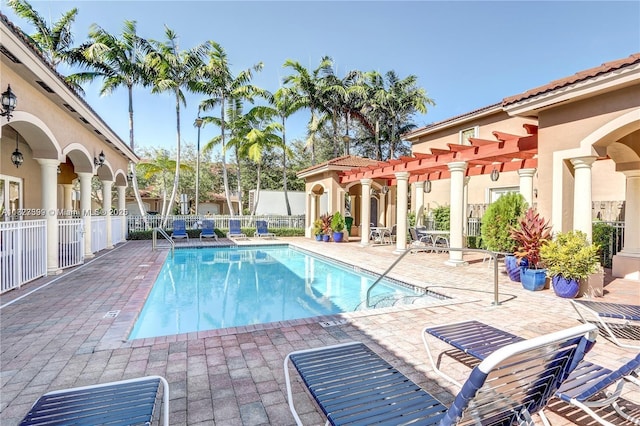 8122 SW 119th Ct Unit 8122, Miami, FL 33183 - community pool featuring a pergola and a patio