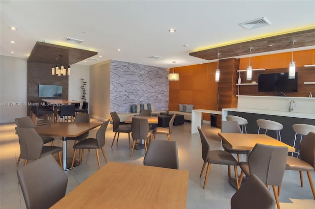 600 NE 27th St Unit 1105, Miami, FL 33137 - dining space featuring recessed lighting