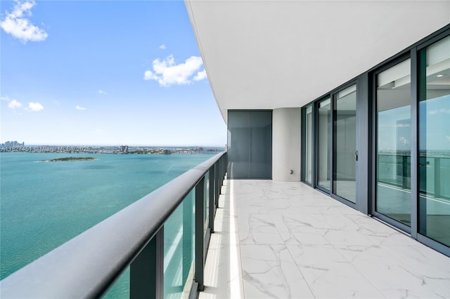 3131 NE 7th Ave Unit 2705, Miami, FL 33137 - balcony with a water view