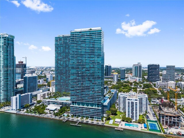 3131 NE 7th Ave Unit 2705, Miami, FL 33137 - city view with a large body of water