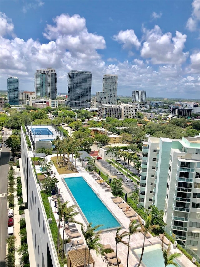 3131 NE 7th Ave Unit 2705, Miami, FL 33137 - view of swimming pool with a view of city