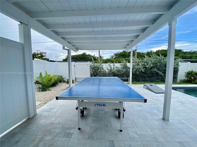 1321 Garfield St, Hollywood, FL 33019 - fenced backyard with a patio