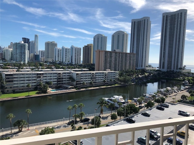 300 Bayview Dr Unit 1009, Sunny Isles Beach, FL 33160 - skyline view featuring a large body of water