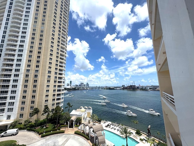 808 Brickell Key Dr Unit 1103, Miami, FL 33131 - water view with nearby urban area