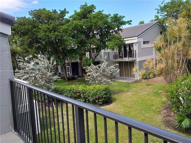 2326 SW 82nd Ter, North Lauderdale, FL 33068 - view of green lawn with a balcony