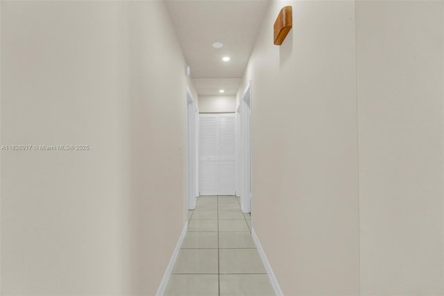 4947 NW 91st Ter, Sunrise, FL 33351 - corridor featuring light tile patterned flooring and recessed lighting