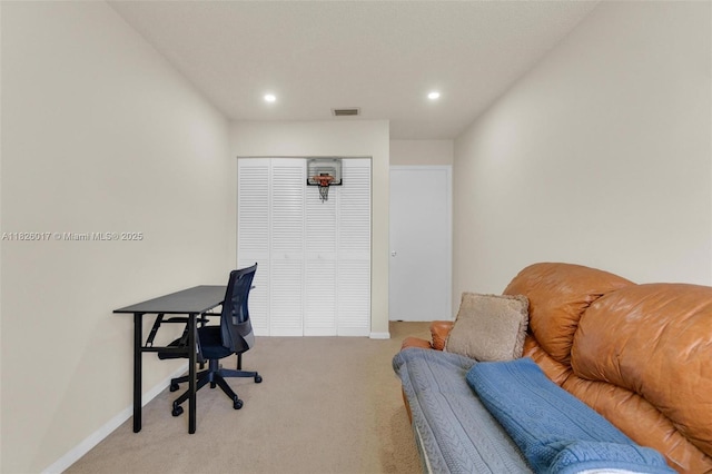 4947 NW 91st Ter, Sunrise, FL 33351 - office with light colored carpet and recessed lighting
