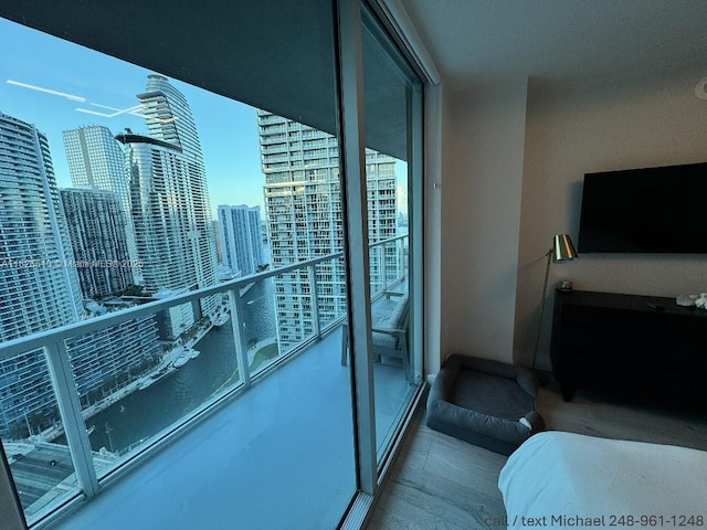 500 Brickell Ave Unit 3803, Miami, FL 33131 - balcony with a view of skyline