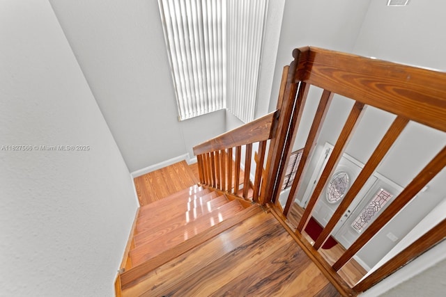 20155 E Oakmont Cir, Hialeah, FL 33015 - staircase with wood finished floors and baseboards
