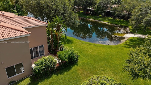 1784 SW 110th Ter, Davie, FL 33324 - view of green lawn with a water view