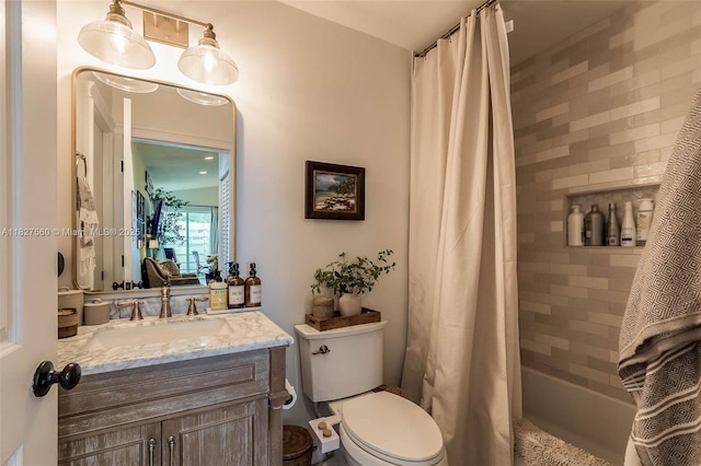 13765 SW 147th Cir Ln Unit 2-24, Miami, FL 33186 - bathroom featuring vanity and shower / bath combo with shower curtain