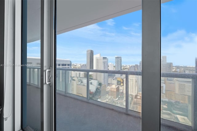 50 Biscayne Blvd Unit 3605, Miami, FL 33132 - balcony featuring a skyline view