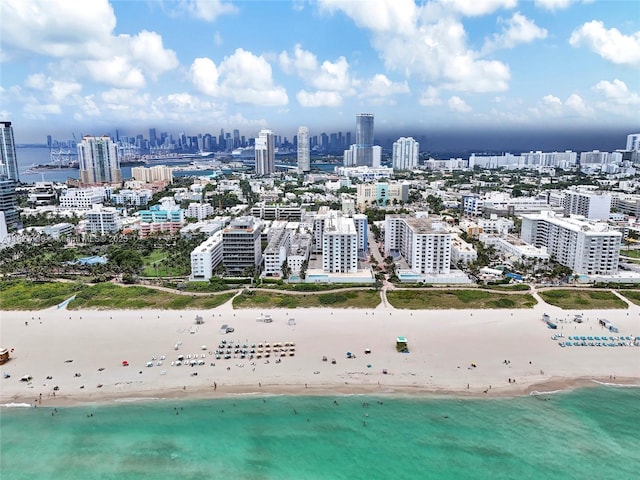 401 Ocean Dr Unit 403, Miami Beach, FL 33139 - bird's eye view of skyline and expansive coastline