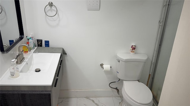 1750 NE 191st St Unit 804-1, Miami, FL 33179 - bathroom featuring marble look tiles and vanity