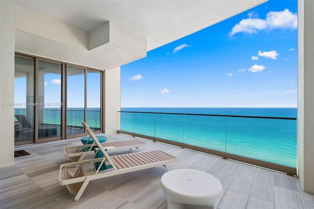 17901 Collins Ave Unit 1607, Sunny Isles Beach, FL 33160 - balcony with a water view