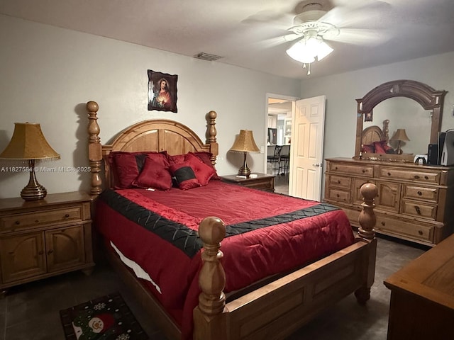 1046 Bayberry Loop, Clewiston, FL 33440 - bedroom featuring a ceiling fan