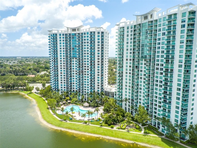 2641 N Flamingo Rd Unit 1603N, Sunrise, FL 33323 - view of property with a water view