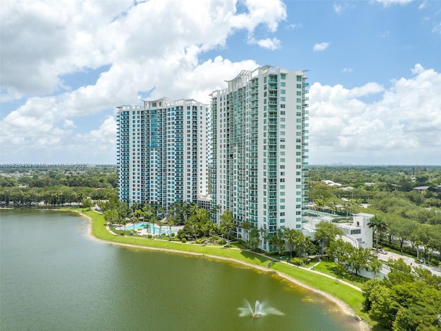 2641 N Flamingo Rd Unit 1603N, Sunrise, FL 33323 - aerial view of a nearby body of water