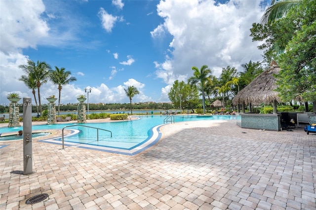 2641 N Flamingo Rd Unit 1603N, Sunrise, FL 33323 - community pool featuring a patio