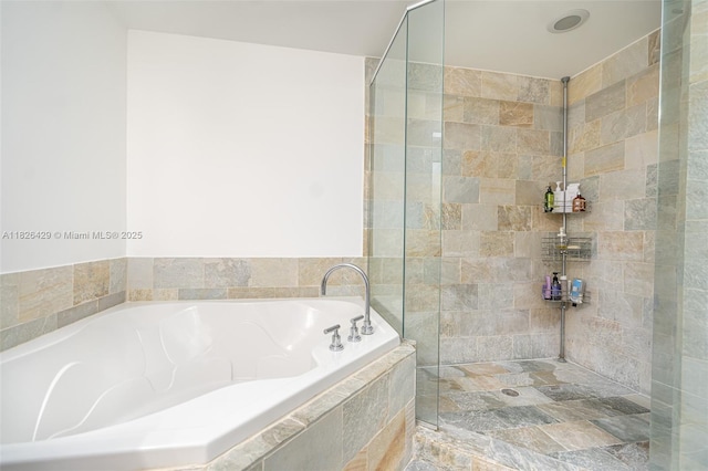 2641 N Flamingo Rd Unit 1603N, Sunrise, FL 33323 - bathroom featuring a bath and a tile shower