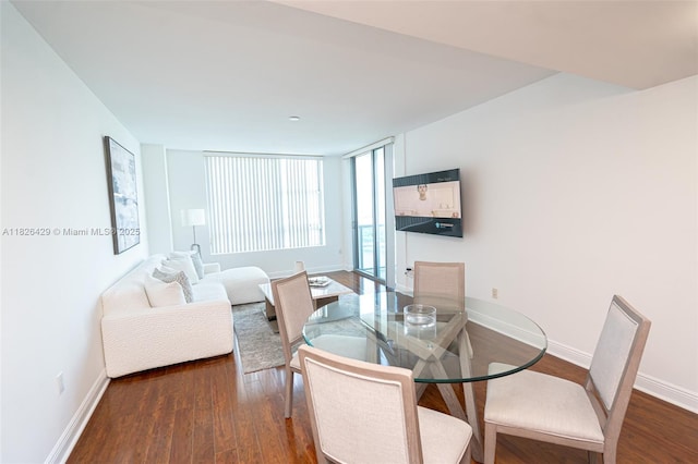 2641 N Flamingo Rd Unit 1603N, Sunrise, FL 33323 - dining room with wood finished floors and baseboards