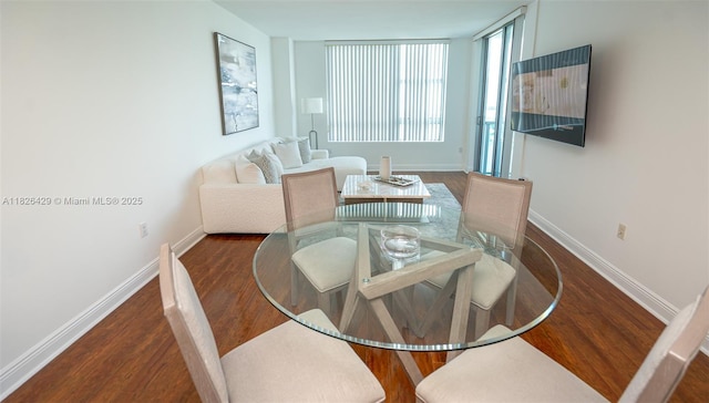 2641 N Flamingo Rd Unit 1603N, Sunrise, FL 33323 - dining room featuring wood finished floors