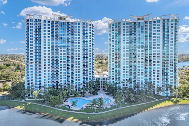 2681 N Flamingo Rd Unit 1903S, Sunrise, FL 33323 - view of apartment building / complex featuring a water view