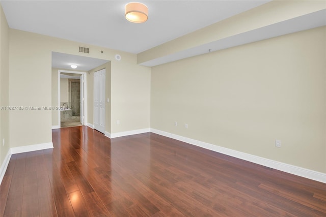 2681 N Flamingo Rd Unit 1903S, Sunrise, FL 33323 - empty room with wood finished floors and baseboards