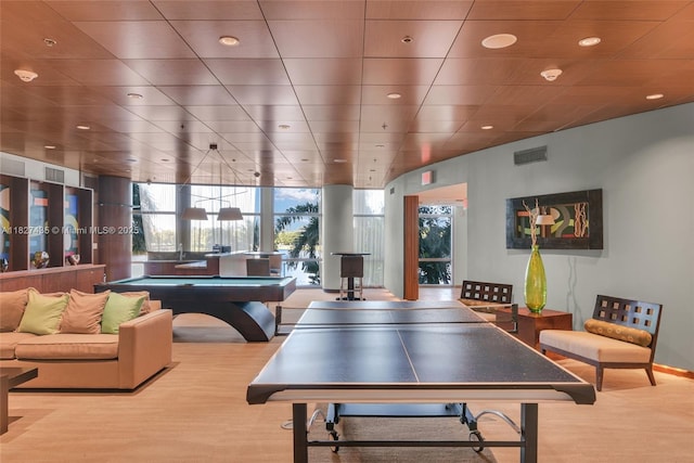 2681 N Flamingo Rd Unit 1903S, Sunrise, FL 33323 - rec room featuring billiards table and recessed lighting