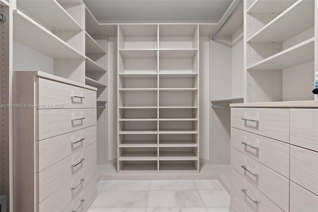 700 NE 26th Ter Unit 3101, Miami, FL 33137 - walk in closet featuring light marble finish floors