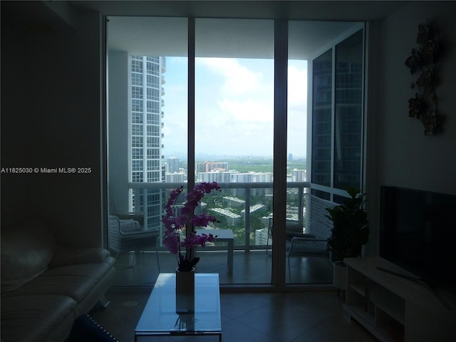 18201 Collins Ave Unit 4705, Sunny Isles Beach, FL 33160 - living area with floor to ceiling windows
