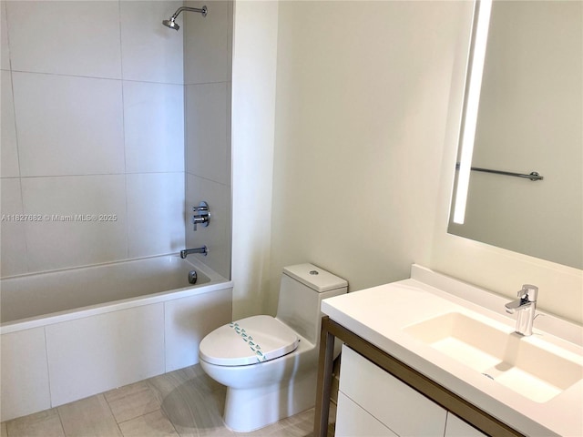 2000 Metropica Way Unit 1605, Sunrise, FL 33323 - bathroom with vanity, bathing tub / shower combination, and tile patterned floors