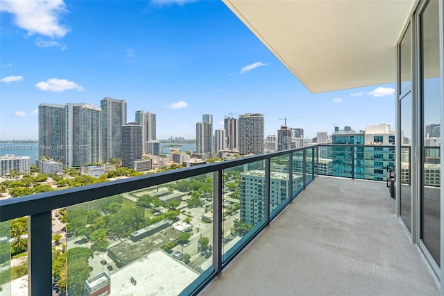 3301 NE 1st Ave Unit H2412, Miami, FL 33137 - balcony featuring a view of skyline