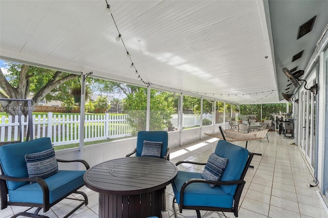 1360 S Audubon Dr, Homestead, FL 33035 - sunroom with healthy amount of natural light
