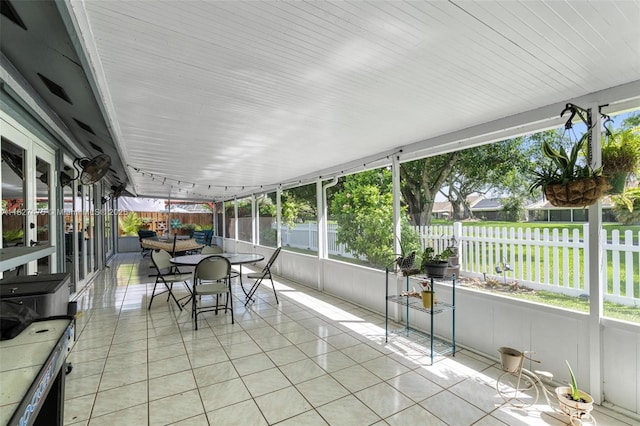 1360 S Audubon Dr, Homestead, FL 33035 - sunroom with outdoor dining area and healthy amount of natural light