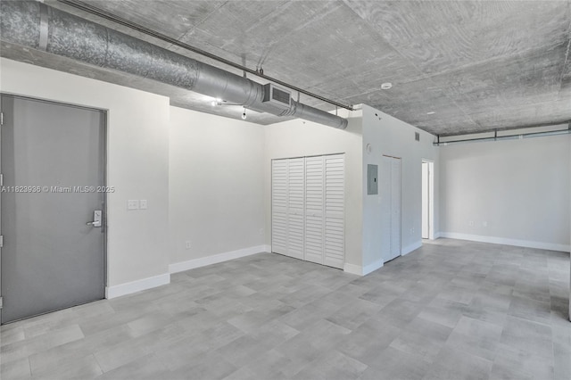 455 NE 25th St Unit 609, Miami, FL 33137 - below grade area featuring electric panel and baseboards