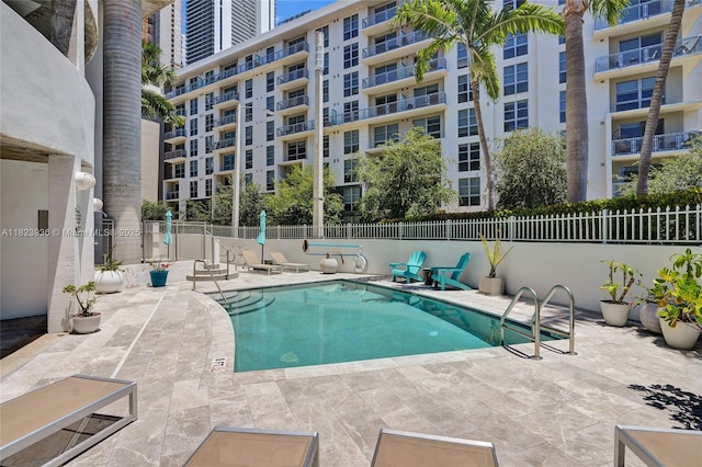 455 NE 25th St Unit 609, Miami, FL 33137 - community pool with a patio area
