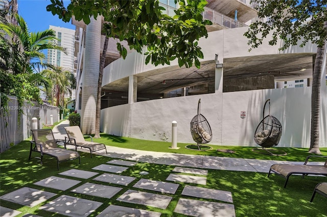 455 NE 25th St Unit 609, Miami, FL 33137 - view of yard featuring a patio area