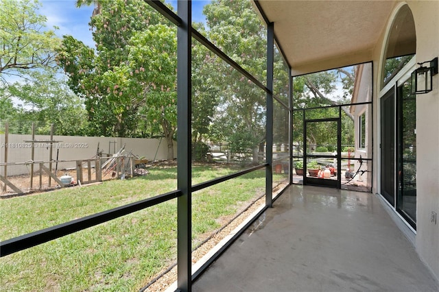 6421 Lake Tern Ln, Coconut Creek, FL 33073 - view of unfurnished sunroom