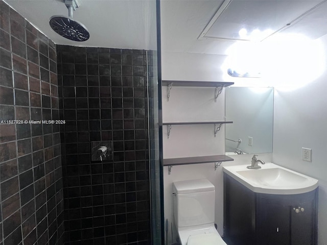 1550 Pennsylvania Ave Unit 126, Miami Beach, FL 33139 - bathroom featuring tiled shower and vanity
