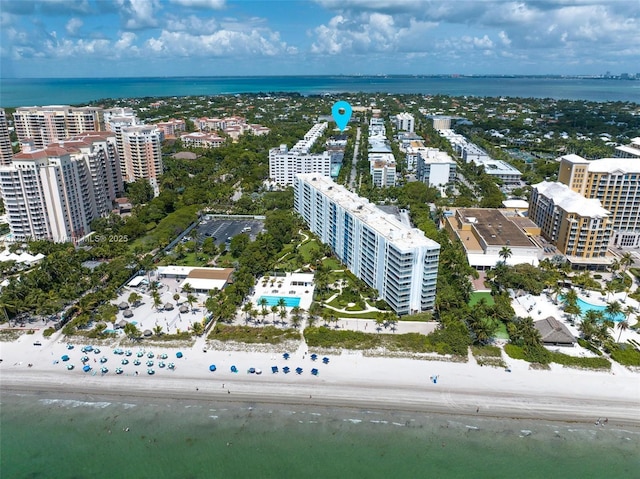 200 Sunrise Dr Unit 200C, Key Biscayne, FL 33149 - view of urban area with waterfront with a beach
