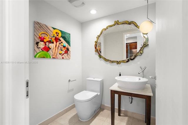 450 Alton Rd Unit 2705, Miami Beach, FL 33139 - bathroom with a sink and recessed lighting