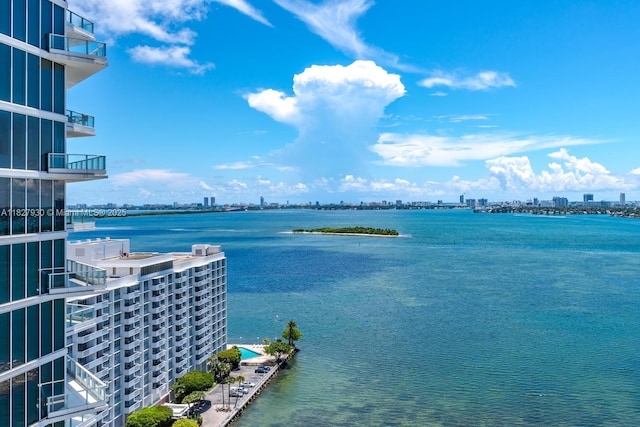 2020 N Bayshore Dr Unit 2005, Miami, FL 33137 - water view featuring city skyline