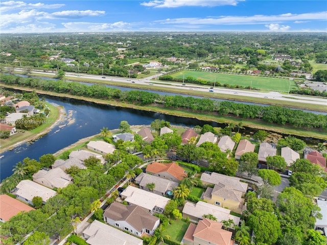 4361 Mahogany Ridge Dr, Weston, FL 33331 - aerial perspective of suburban area featuring a nearby body of water