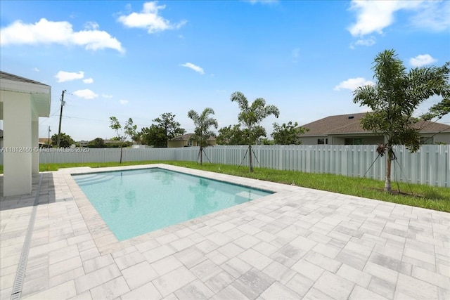 1119 NW 19th St, Cape Coral, FL 33993 - view of pool featuring a patio and a fenced backyard