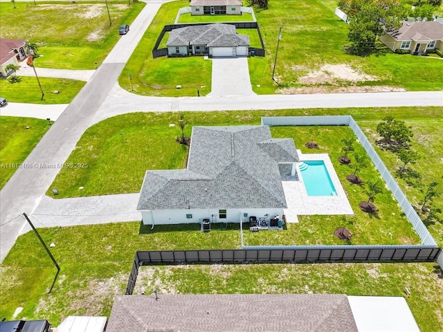 1119 NW 19th St, Cape Coral, FL 33993 - drone / aerial view of a pool area